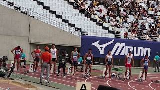 2017 第65回全日本実業団 男子100m決勝 大会新記録 山縣亮太 飯塚翔太 女部田祐 九鬼巧 須田隼人 長田拓也 竹下祐希 浦川和希