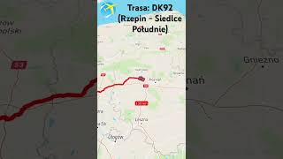 Trasa: DK92 (Rzepin - Siedlce Południe)