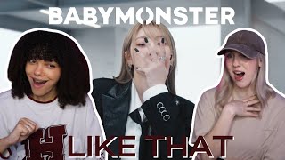 COUPLE REACTS TO BABYMONSTER - 'LIKE THAT' EXCLUSIVE PERFORMANCE VIDEO