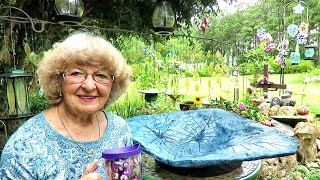 How to Make your Own Birdbath With Portland Cement In Ga.