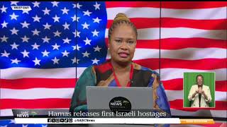 US President-elect Donald Trump's inauguration, Israel-Hamas ceasefire agreement