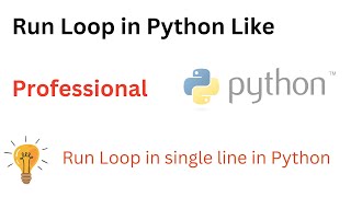 Python Basics: for loop in python | one line for loop python