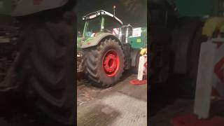 biggest farmers protest strike with the monster trucks #traktor #protest  #farmersprotest