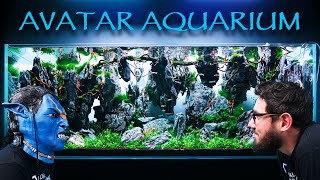 I Built The FLOATING MOUNTAINS of AVATAR in an Aquarium | Epic Guppy Fish Tank