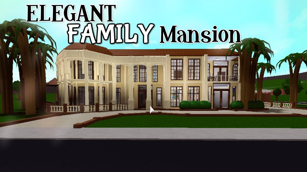 Bloxburg: Elegant Family Mansion - YouTube