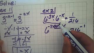 exponential equations espanol