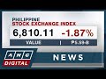 PSEi extends losing streak to fifth day; closes at 6,810 | ANC