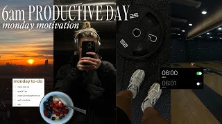 6am productive day (monday motivation vlog) | closet clearout, getting motivated 🪴