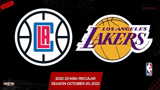 Los Angeles Clippers vs Los Angeles Lakers Live Stream (Play-By-Play & Scoreboard) #KiaTipoff22