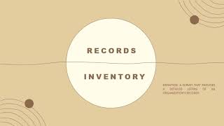 ASM501 CHAPTER 5 - CONTROLS AND PROTECTION IN RECORDS MANAGEMENT