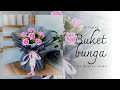 DIY FLOWER BOUQUET | buket bunga artificial