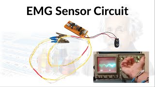 EMG Sensor Circuit - Tutorial and Diagram - No Arduino Needed - Use it to play video games