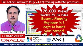 Sujoy Dutta's 3-Day Primavera P6 Bootcamp That Actually Works, WhatsApp : +91 9891793226