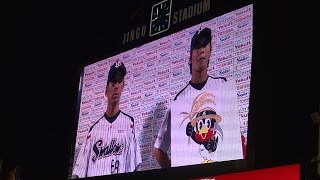 150702 ヤクルト 神宮 勝利の瞬間～ヒーローインタビュー～余韻