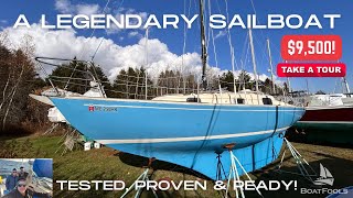 A LEGENDARY Sailboat: Tested, Proven, and Ready! This Contessa 26 can go anywhere! $9,500! FULL TOUR