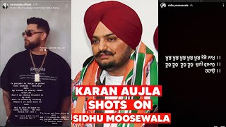 Karan Aujla Latest Reply To Sidhu Moose Wala | Instagram Stories Controversy