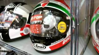 Arai Ducati Tricolore 12 Helmet * see Playlist ''Arai Ducati Helmet''