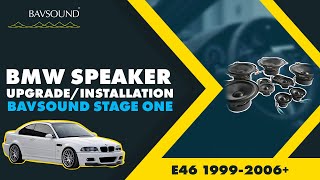 BMW Speaker Upgrade/Installation | 3 Series Coupe/Cabrio E46 1999-2006 | BAVSOUND Stage One | Part 2