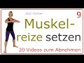 9/20❗️30 min. Muskelreize setzen | abnehmen durch Kräftigungs-Intervalle, ohne Geräte