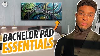 Men's Bachelor Pad Essentials 2021 📍 | (10 Home Ideas)