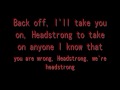 headstrong by trapt