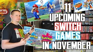 11 EPIC Nintendo Switch Games Coming in November 2019! | RetroWolf88