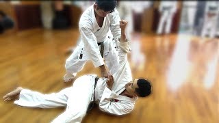 Karate grappling | Uechi-ryu Kiyohide Shinjo | 新城清秀先生| Okinawa karate