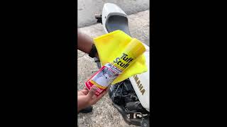 Amazing cleaner! Tuff Stuff All purpose foam Cleaner in action | clean කරන්න පට්ට item එක #shorts