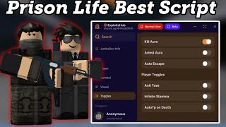 Prison Life Script Nokey Aimbot Speed Auto Criminal Escape More Mobile