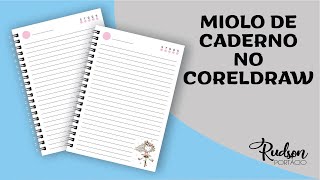 CRIANDO MIOLO DE CADERNO NO CORELDRAW