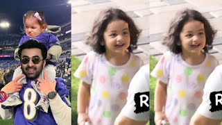 Raha Kapoor enjoying with father Ranbir Kapoor playing sports together at Thailand