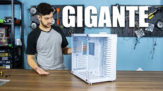 O GABINETE GAMER GIGANTE MAIS BARATO, GALAXY GLASS RISE MODE!