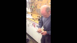 Installing and adjusting new valves in a Ford flathead V-8