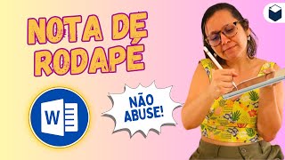 Como inserir Nota de Rodapé no Word