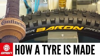 How A Mountain Bike Tyre Is Made | GMBN Visits The Continental Factory