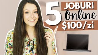 5 Idei de Joburi Online - $100/Zi ca Freelancer Online