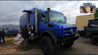 UNIMOG U4023 EXPEDITION VEHICLE BY OFFROAD MANUFAKTUR MOGHOME CARBON CAB WALKAROUND + INTERIOR