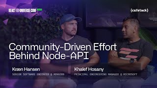Building Node-API for React Native With Khalef Hosany & Kræn Hansen