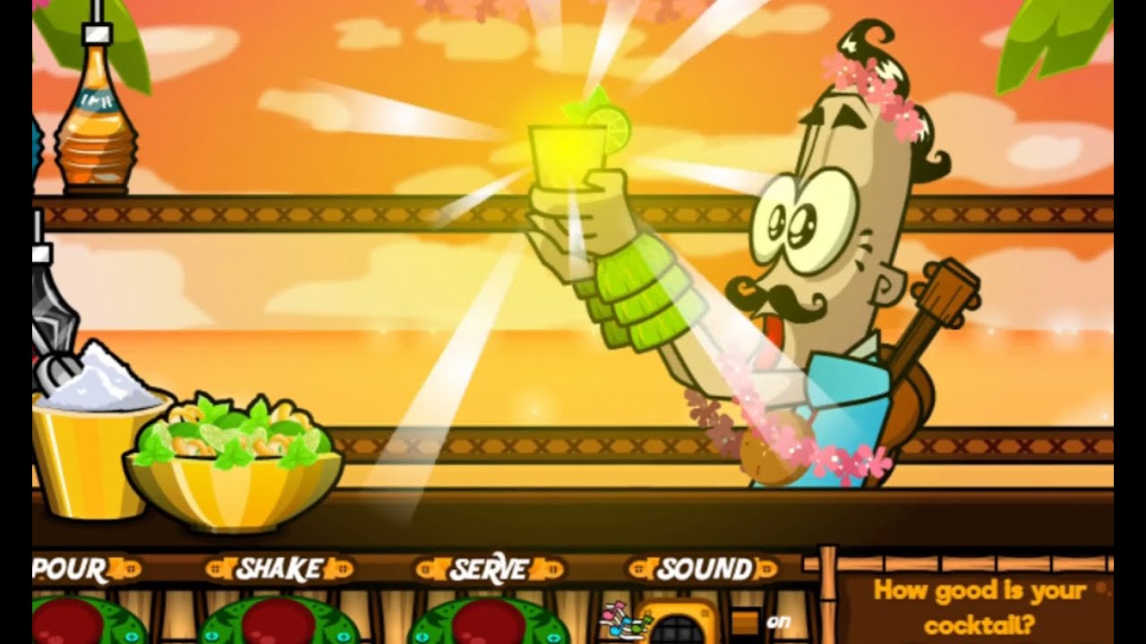 Bartender: The Right Mix Game | THE SUNSET ENDING! And All the 10 Endings (Y8 Adventure)