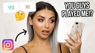 INSTAGRAM CHOOSES MY MAKEUP / FULL FACE OF FIRST IMPRESSIONS!
