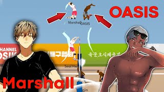 The Spike. Volleyball 3x3. Marshall vs OASIS. Best Volleyball jump. Volleyball simulator PC