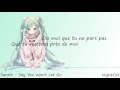 nightcore ~ say you won t let go french version sara h