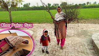 Chor Pakar Liya Aaj I Boht Bara Nuqsaan Kar Diya I Village Life Of Pakistan I Pind Di Handi