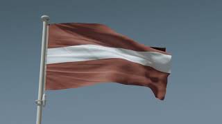 Latvia Waving Flag - Svētīga tauta, kuras Dievs ir Tas Kungs.... PSALM 33:12