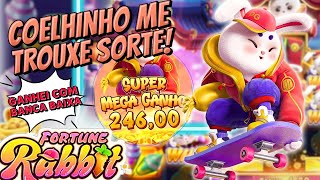 FORTUNE RABBIT GANHEI NO COELHINHO COM BANCA BAIXA - JOGO DO COELHO 2025 PLATAFORMA REGULARIZADA