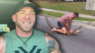 Barefoot MMA Fighter Wrangles Alligator With Bare Hands
