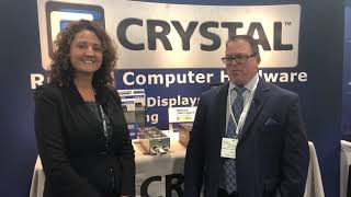 Crystal Group’s servers at Autonomous Vehicle Technology Expo 2018 in Detroit