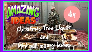 Christmas Tree Liquor and pull up money gifts as a Center Table decor | DIY | Ohana Abode #1131