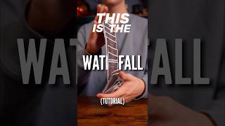 Learn The Waterfall! Cardistry Tutorial 😮 #tutorial #shorts #viralvid #cards #shuffle #fyp
