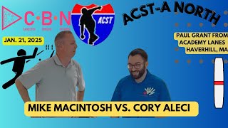 Atlantic Candlepin Singles Tour Class A Northern Conference Mike MacIntosh vs Cory Aleci